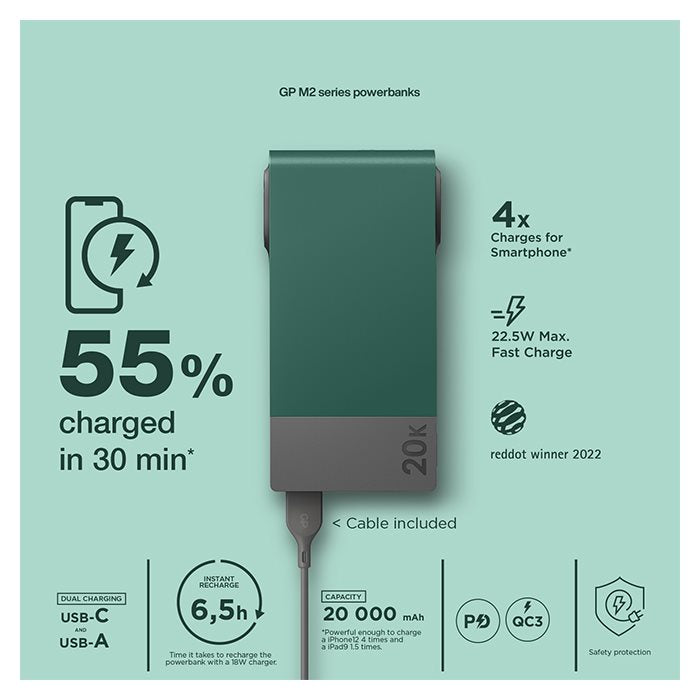 ZORN 30L - Elektrisk køleboks 12/230V - Inklusiv Powerbank