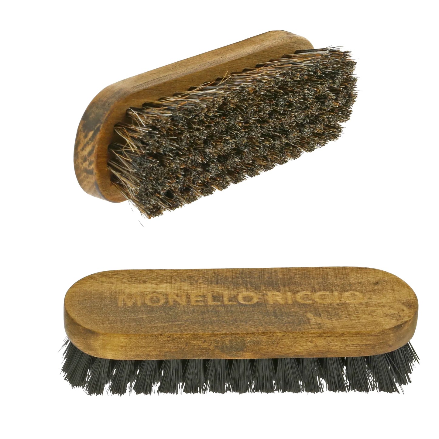 Monello Spazzola Doppio – Premium dobbeltbørstesæt (hestehår & nylon)