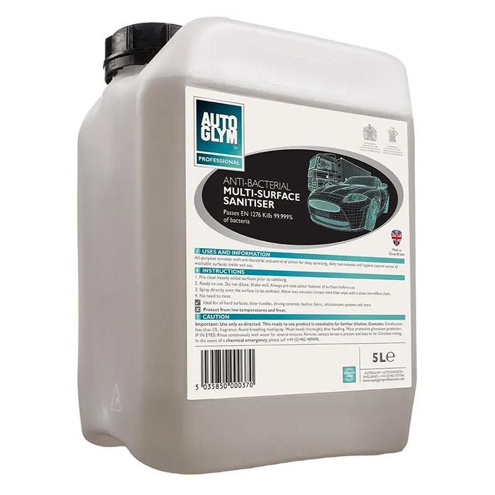 Autoglym Anti - Bakteriel Rensevæske 5L - GreenGoing