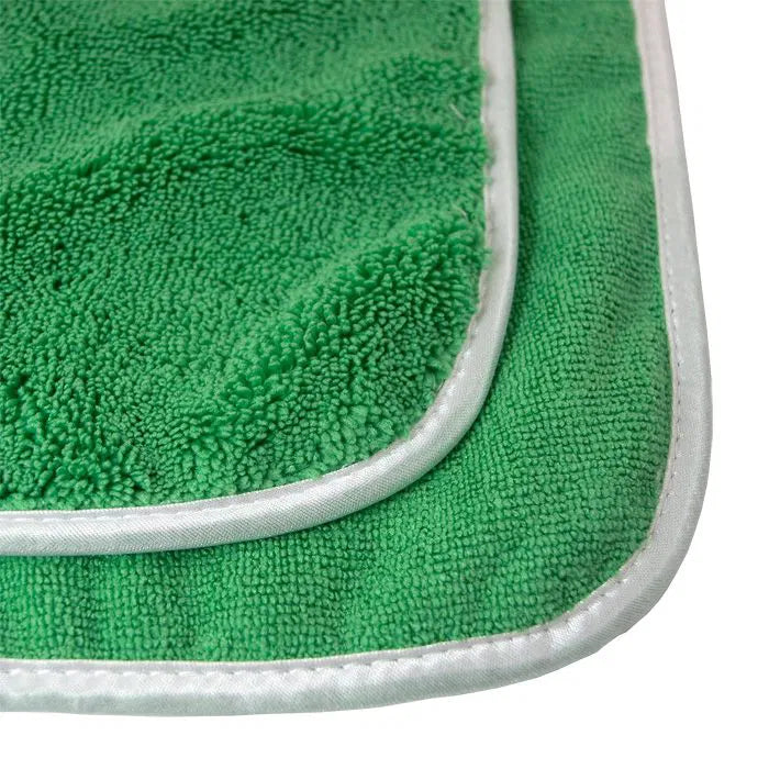 Monello Peluche Verde – grøn mikrofiberklud 45 × 45 cm