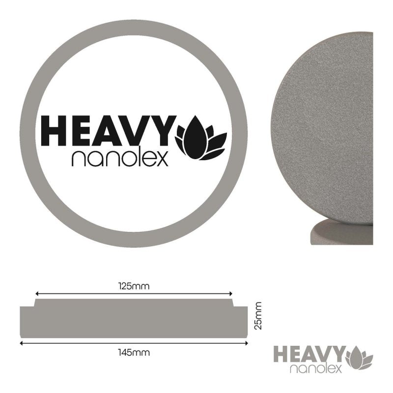 Nanolex Polishing Pad 170x13x150, Hard, Grey x1 - GreenGoing