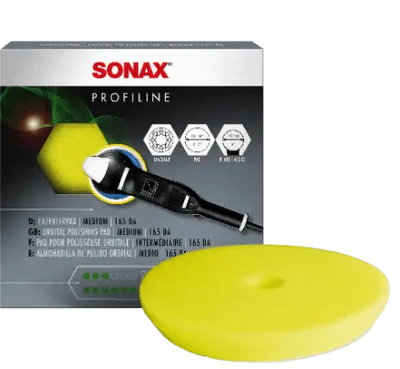 SONAX Polerskive Gul Ø155 Medium - GreenGoing