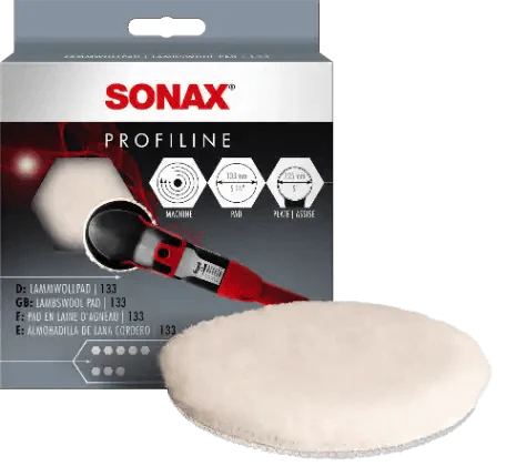 SONAX Polerskive Lammeuld Ø130 - GreenGoing