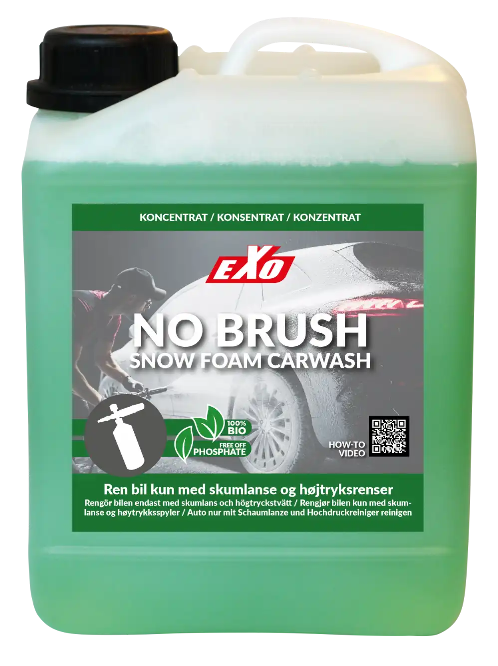 EXO Skumvask-Pakke – Skumlanse 1L + Børstefri Bilvask 2,5L