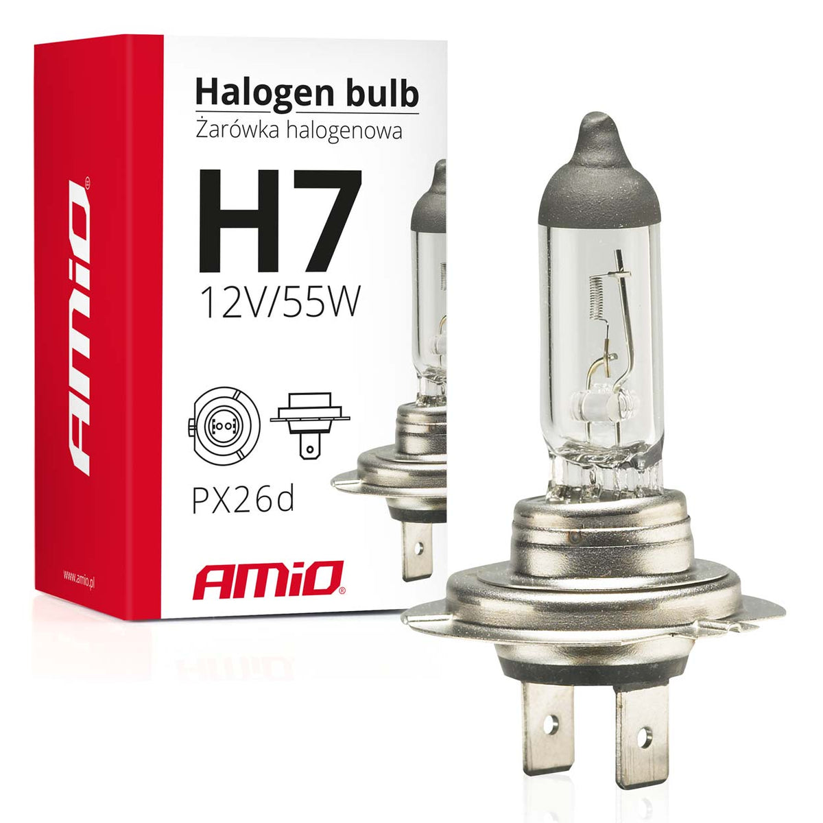 AMIO Pære H7 12V 55W