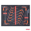 AMIO Værkstedsvogn med 258-dele 840x460x870mm