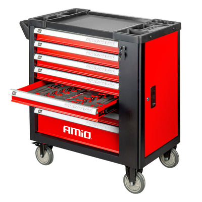 AMIO Værkstedsvogn med 258-dele 840x460x870mm