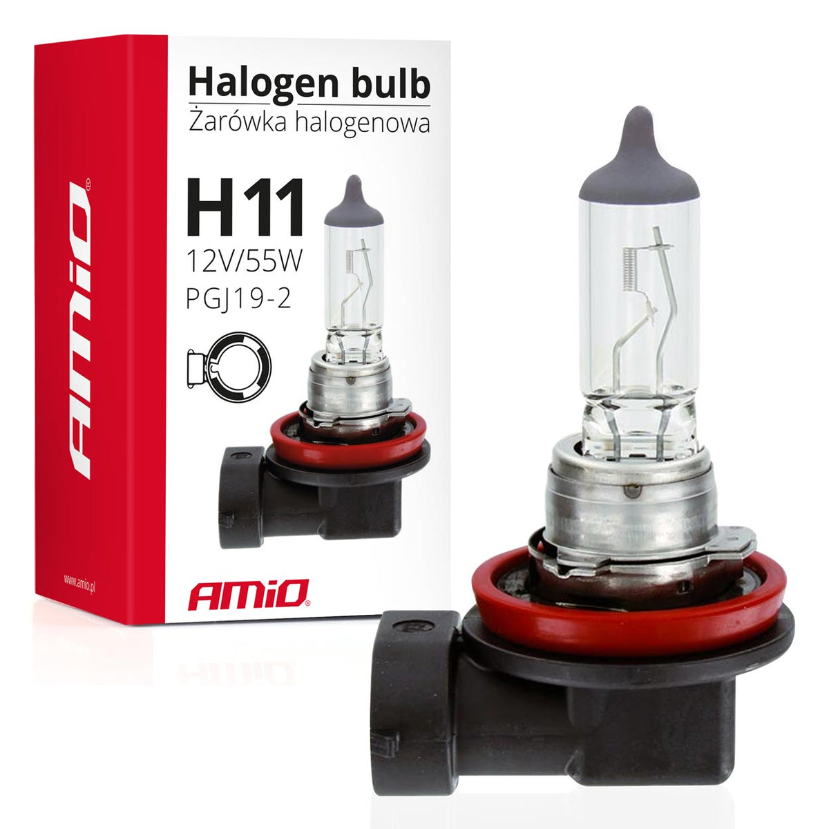 AMIO Pære H11 12V 55W