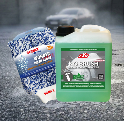 Begynder vaske-pakken - EXO No Brush 2,5L + SONAX Xtreme Wonder Wash Glove