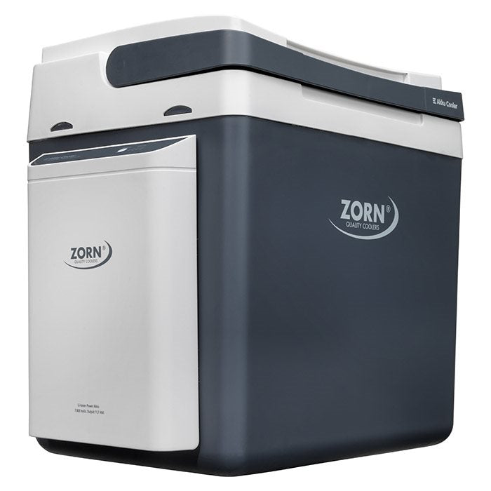 ZORN 30L - Elektrisk køleboks 12/230V - Inklusiv 20,8 Ah Batteri