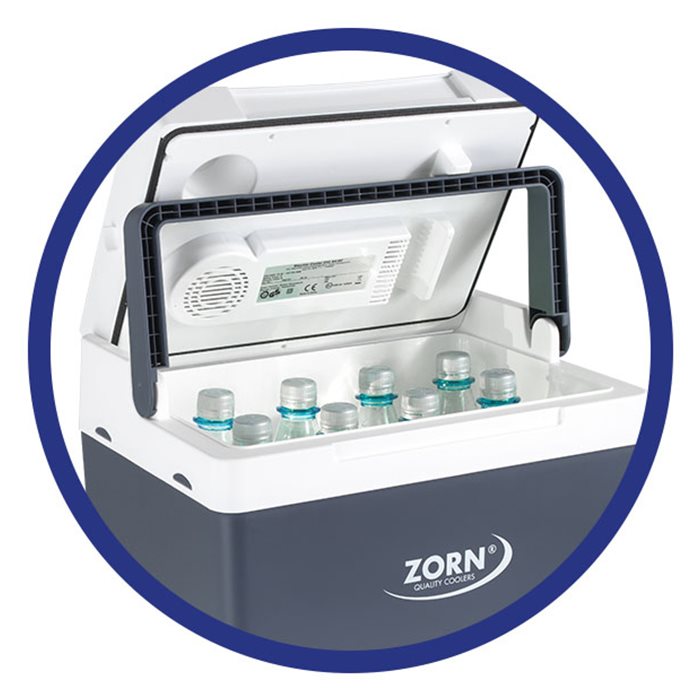 ZORN - 21L Elektrisk køleboks - 12V med USB A+C