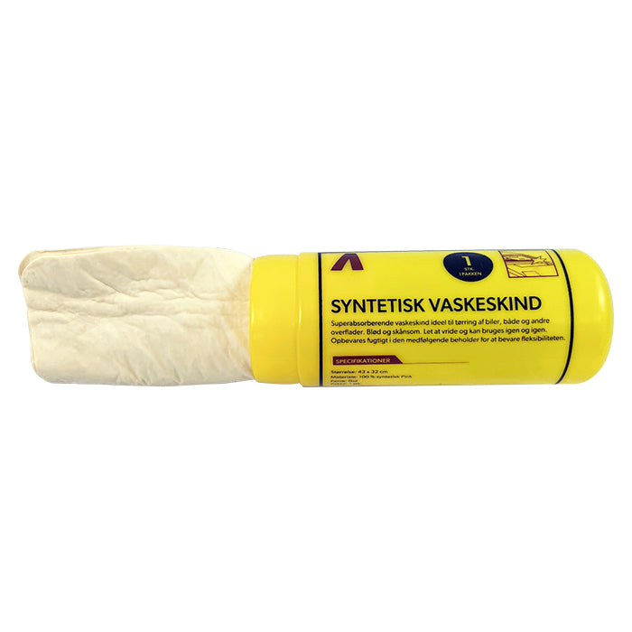 Syntetisk vaskeskind 43x32cm