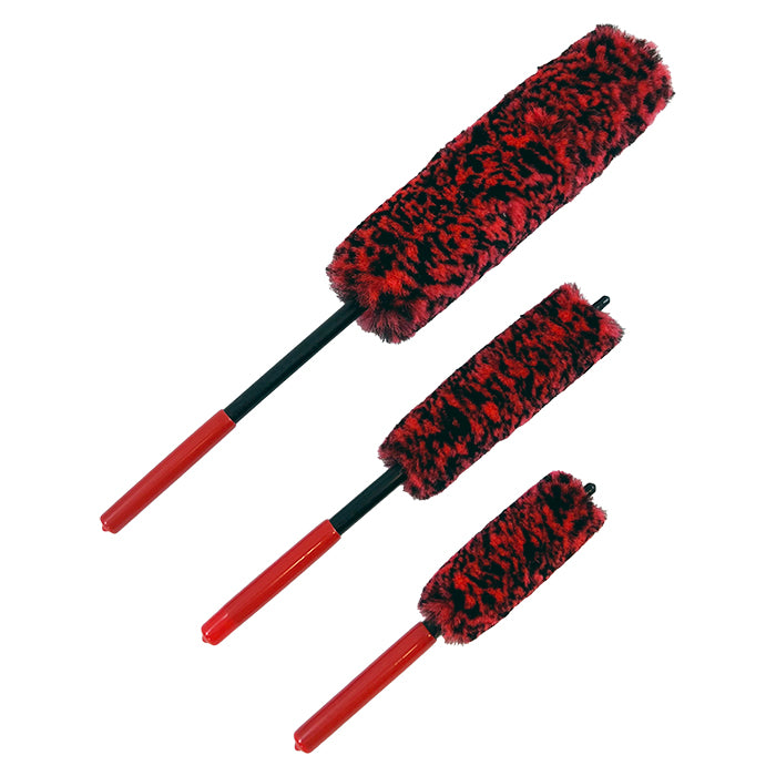Fælgbørstesæt i mikrofiber – 3 stk.