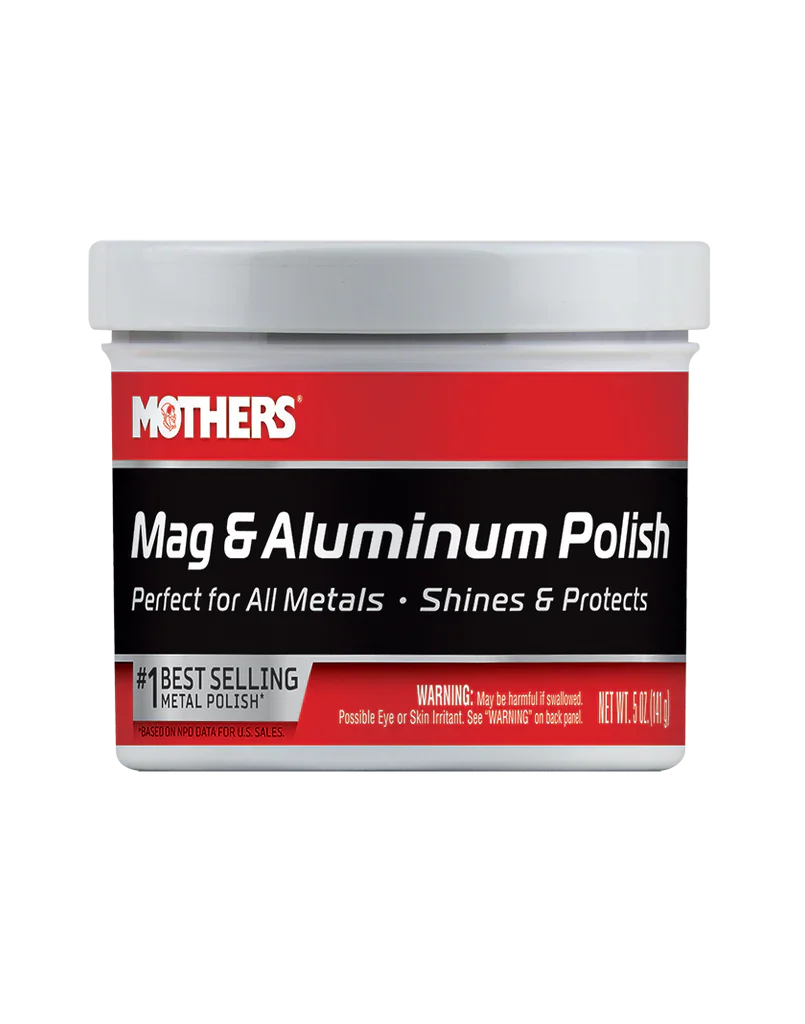 Mothers Mag &amp; Aluminium Polish – blankt metal på få minutter