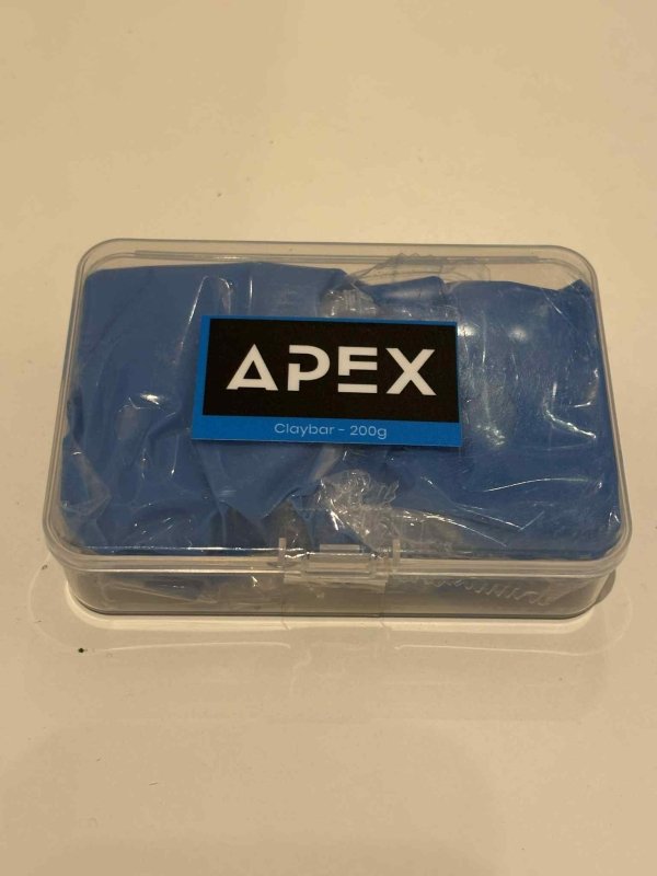 APEX Clay Bar 200 g (2 × 100 g) – Effektiv syntetisk ler til dyb lakrens, fjernelse af flyverust & glans­forbedring - GreenGoing
